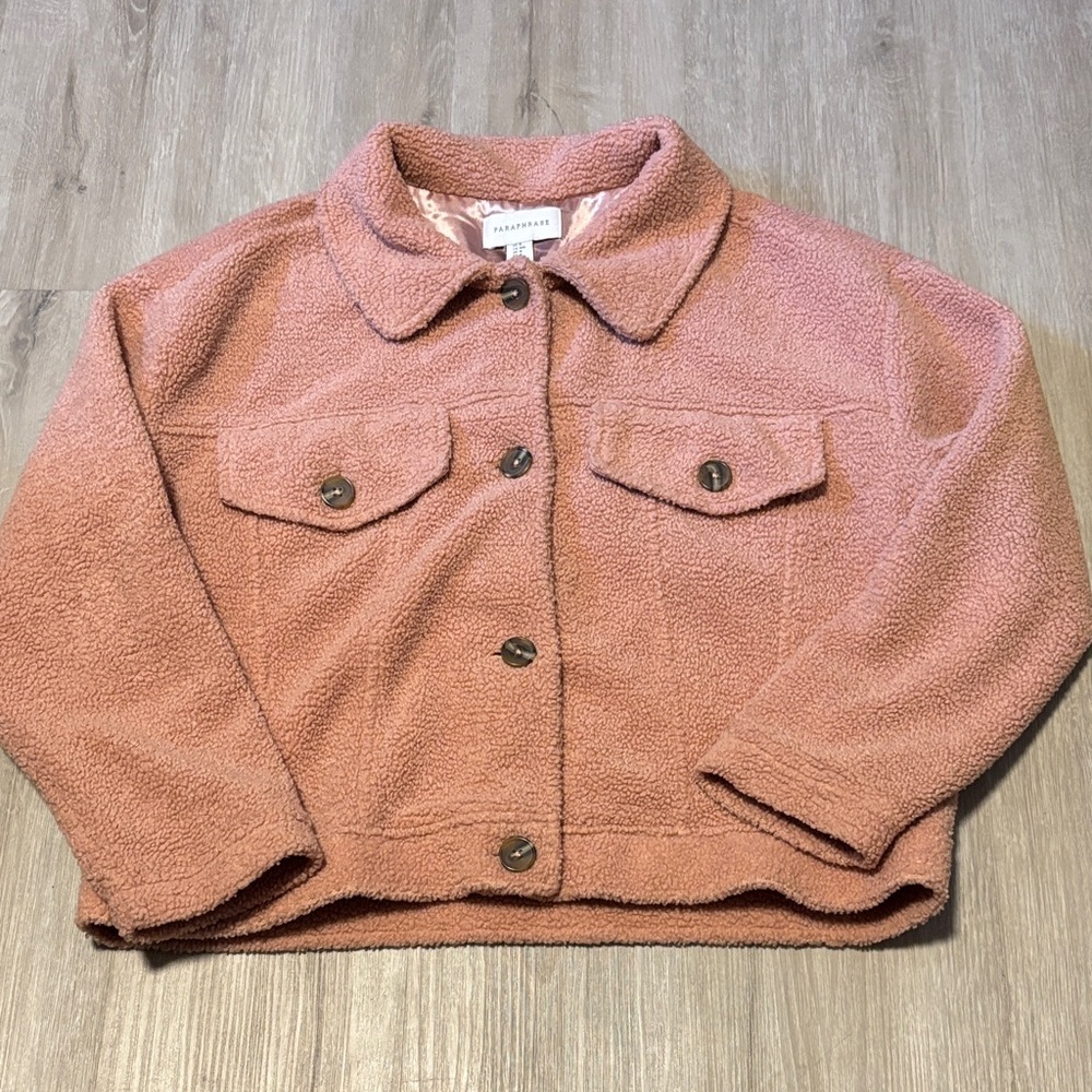 Paraphrase‎ Rust Teddy Jacket